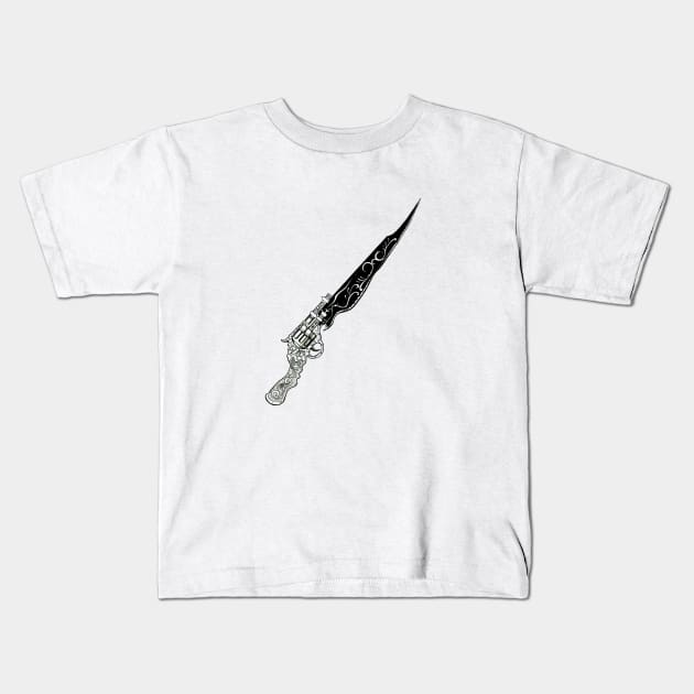 Pistolame Kids T-Shirt by tristan.r.rosenkreutz